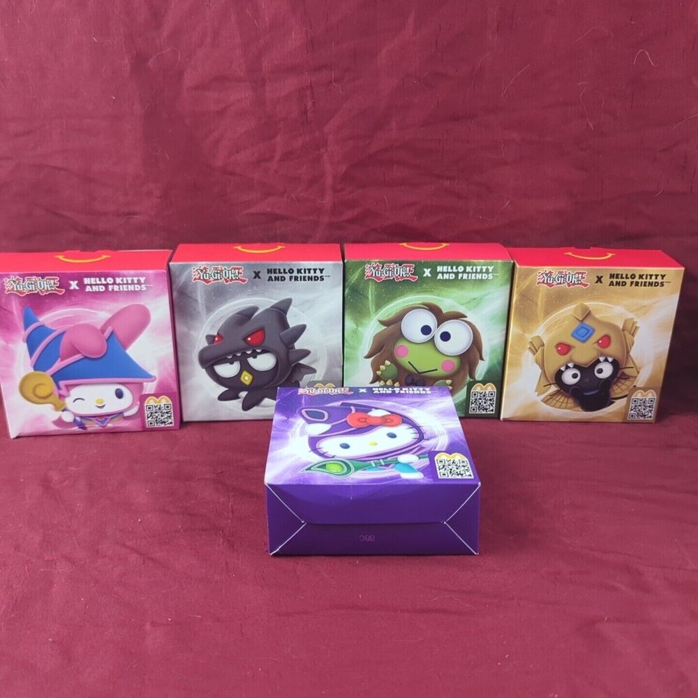 2024 Yu-Gi-Oh x Hello‎ Kitty and Friends McDonald's Happy Meal Toy Set of 5